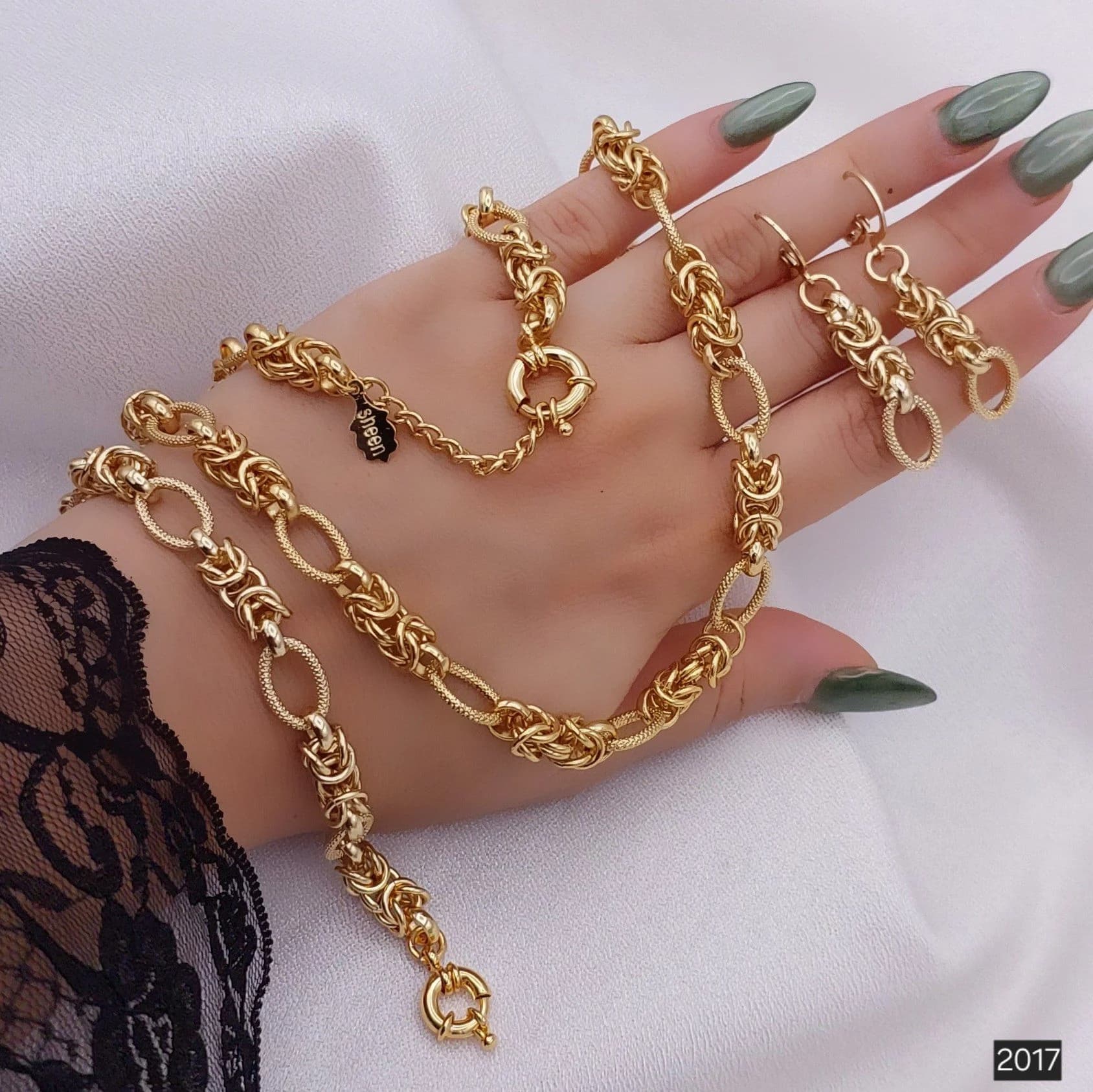 ✨ سرویس حلقه‌ای طرح طلا جدید