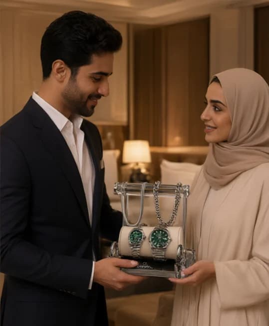 🌈ست مردانه و زنانه ساعت مارک امگا  ☑️Omega set